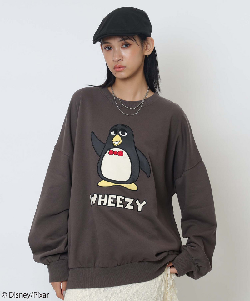 【Disney/Pixar/ウィージー】裏毛プルオーバー 詳細画像 ブラック 2