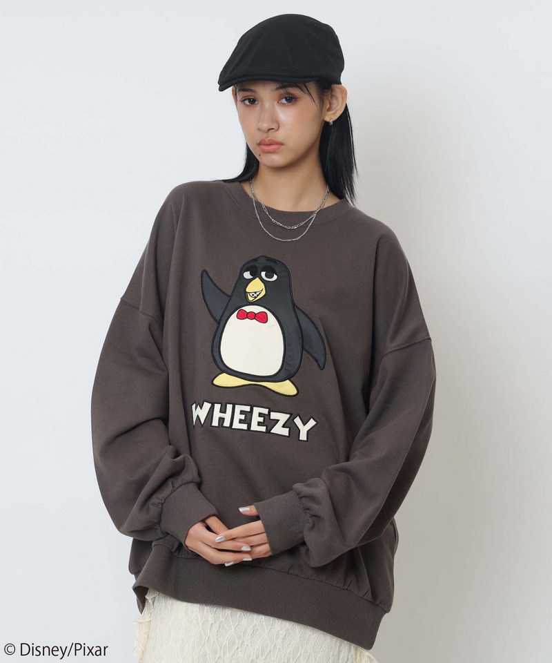 【Disney/Pixar/ウィージー】裏毛プルオーバー 詳細画像 ブラック 3
