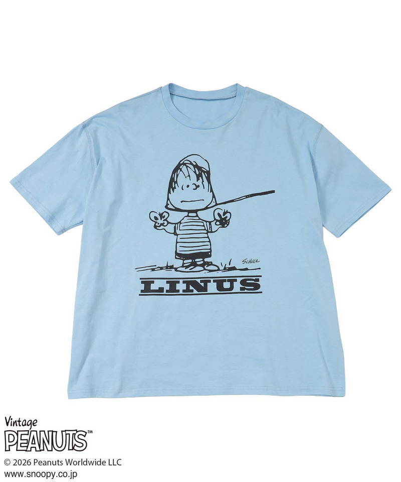 【PEANUTS/LINUS】ライナスＴシャツ 詳細画像 ブルー 4