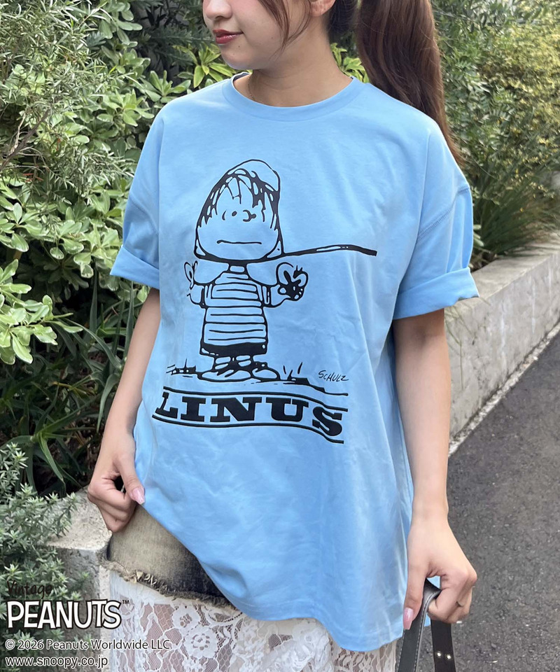 【PEANUTS/LINUS】ライナスＴシャツ 詳細画像 ブルー 7