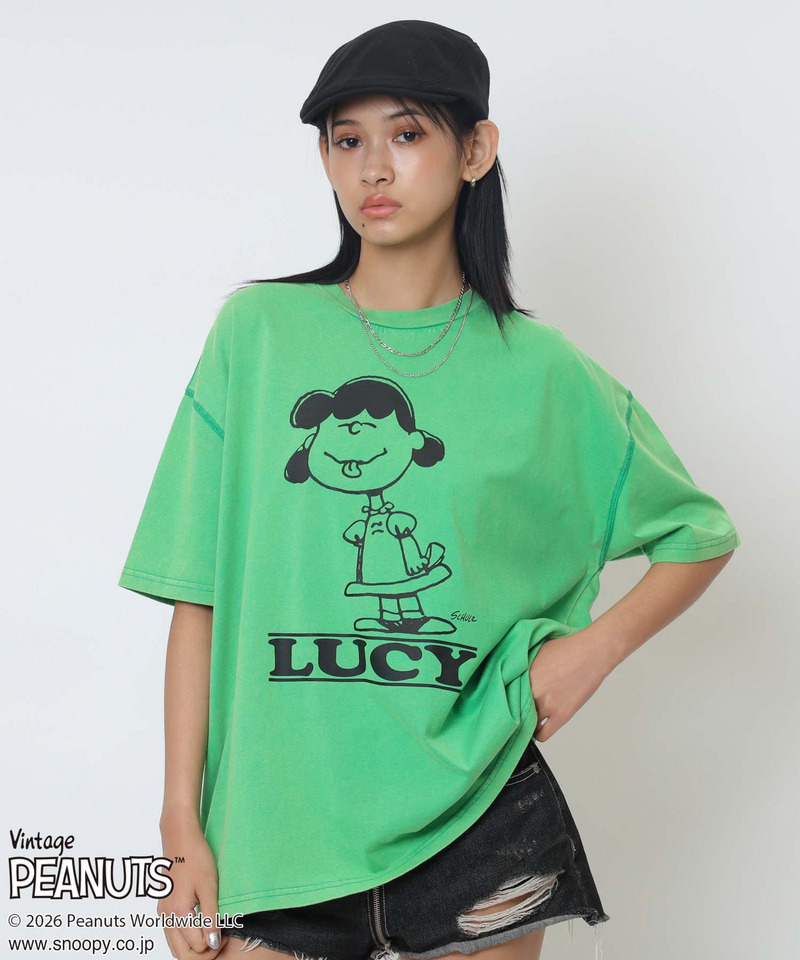 【PEANUTS/LUCY】ルーシーＴシャツ 詳細画像 グリーン 1