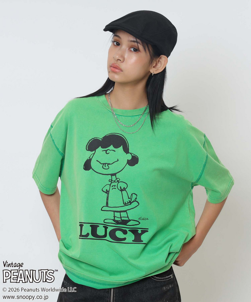 【PEANUTS/LUCY】ルーシーＴシャツ 詳細画像 グリーン 2