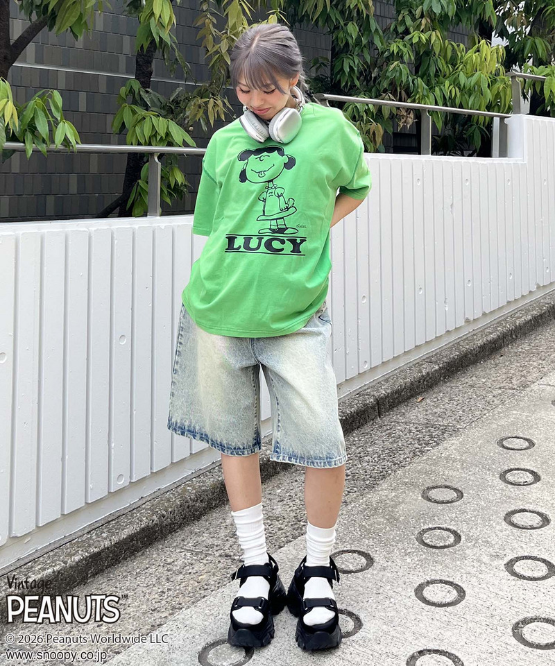 【PEANUTS/LUCY】ルーシーＴシャツ 詳細画像 グリーン 6