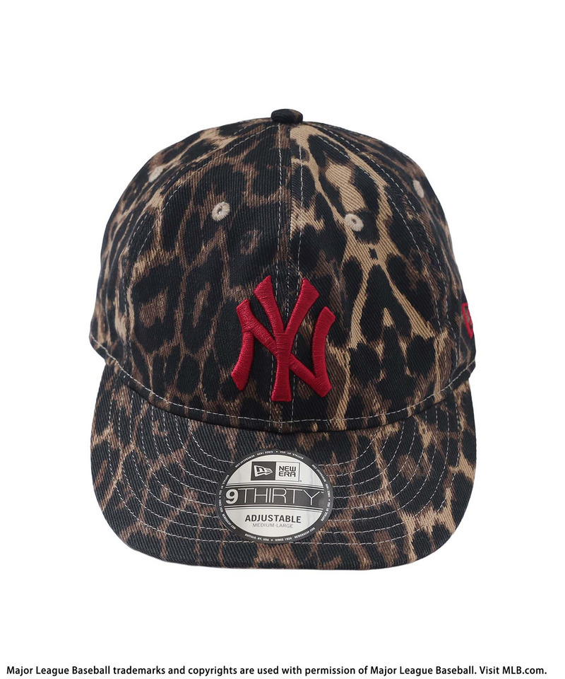 【NEW ERA】MLBロゴ総柄9TWENTYキャップ 詳細画像 レオパード 3