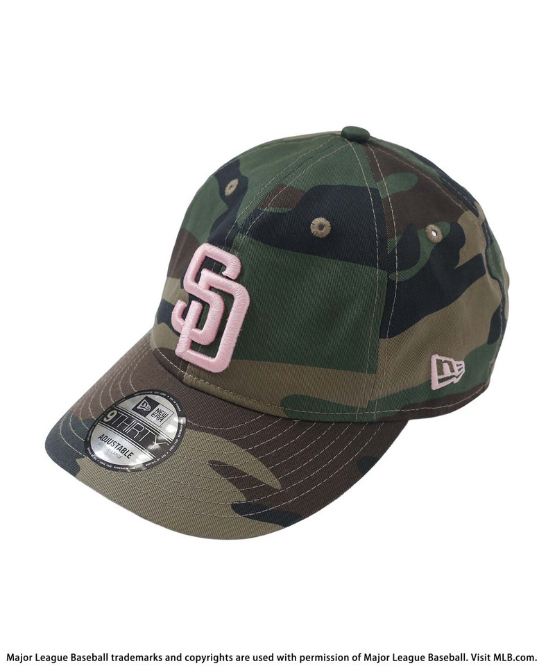 【NEW ERA】MLBロゴ総柄9TWENTYキャップ 詳細画像 カーキ系 4