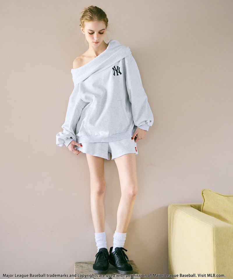 【MLB】2WAYフーディーセットアップ 詳細画像 グレー 2