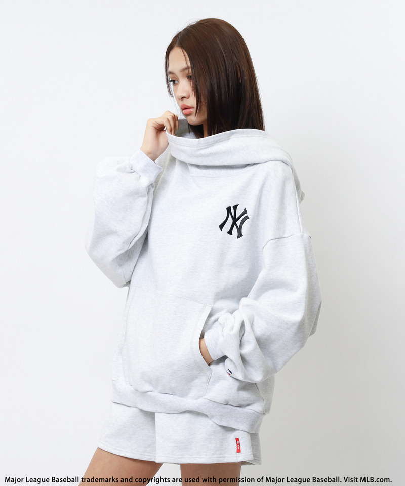 【MLB】2WAYフーディーセットアップ 詳細画像 グレー 8