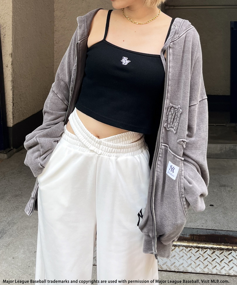 【MLB】ZIPビッグフーディー 詳細画像 ブラック 6