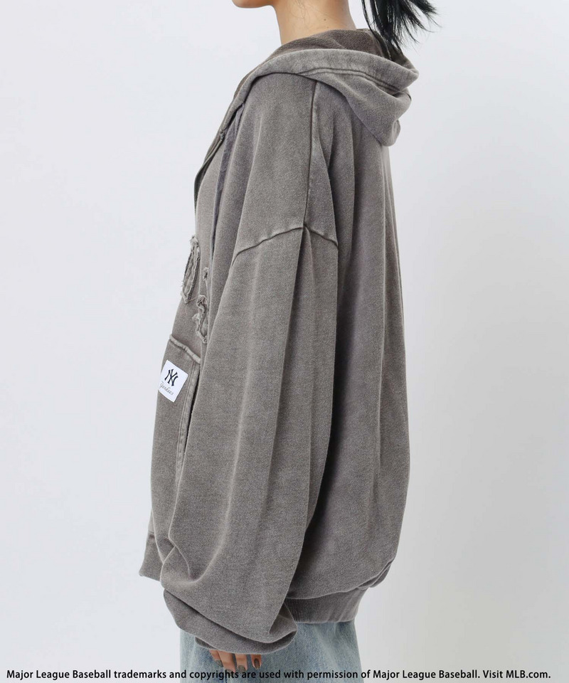 【MLB】ZIPビッグフーディー 詳細画像 ブラック 9