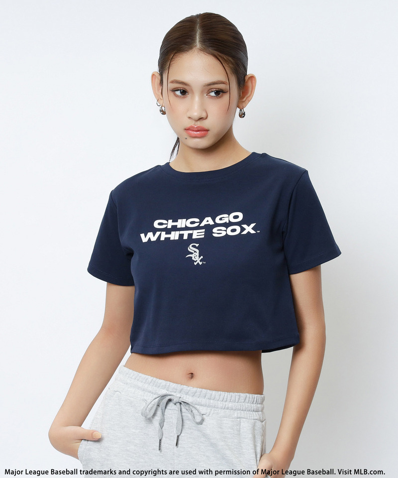 【MLB】プリントロゴTシャツ 詳細画像 ネイビー 1