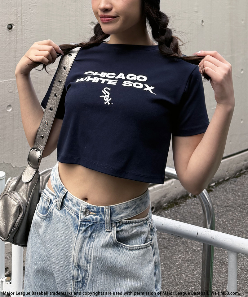 【MLB】プリントロゴTシャツ 詳細画像 ネイビー 5