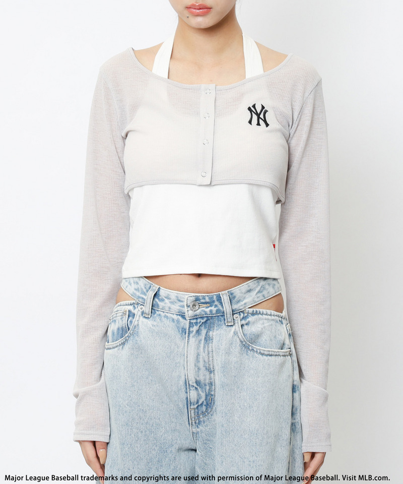 【MLB】ホルタータンクアンサンブル 詳細画像 グレー 7