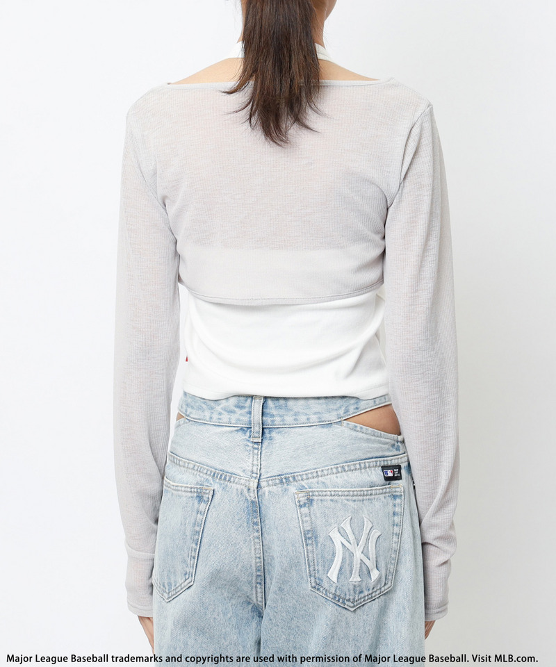 【MLB】ホルタータンクアンサンブル 詳細画像 グレー 9