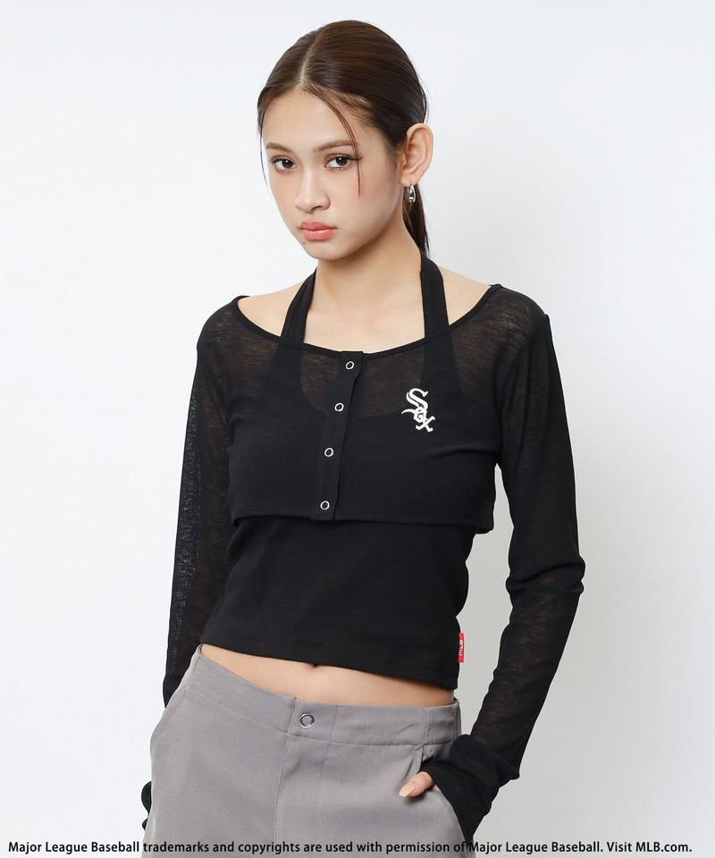 【MLB】ホルタータンクアンサンブル 詳細画像 ブラック 2