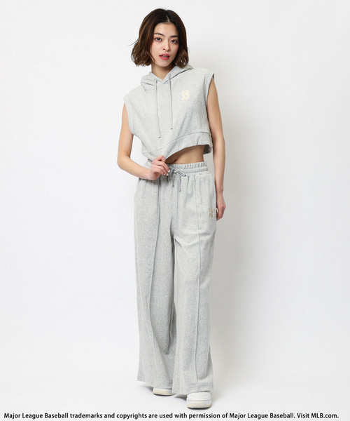 【MLB】ロゴパイルフーディーセットアップ 詳細画像