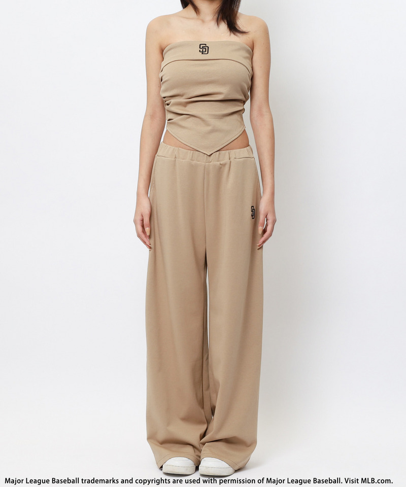 【MLB】ロゴベアポンチセットアップ 詳細画像 ベージュ 7