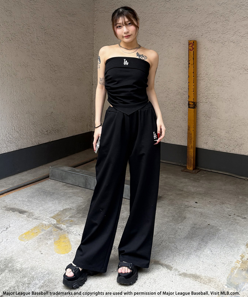 【MLB】ロゴベアポンチセットアップ 詳細画像 ブラック 3