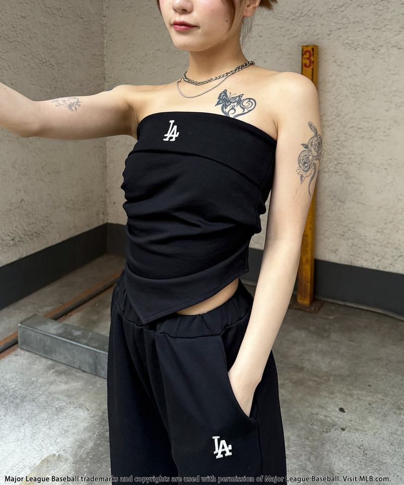 【MLB】ロゴベアポンチセットアップ 詳細画像 ブラック 4