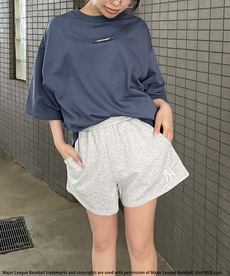 【MLB】ハーフサイズPO&times;ショートパンツ 詳細画像 グレー系 3
