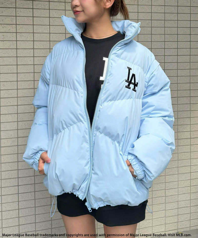 【MLB】2WAYパファージャケット 詳細画像 ブルー 10