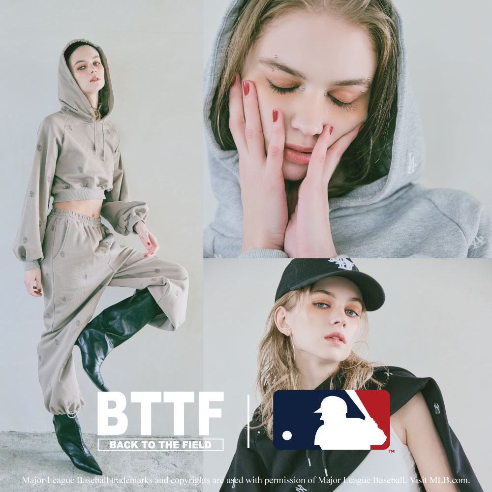 【BTTF】EMBROIDERED LOGO HOODIE SET